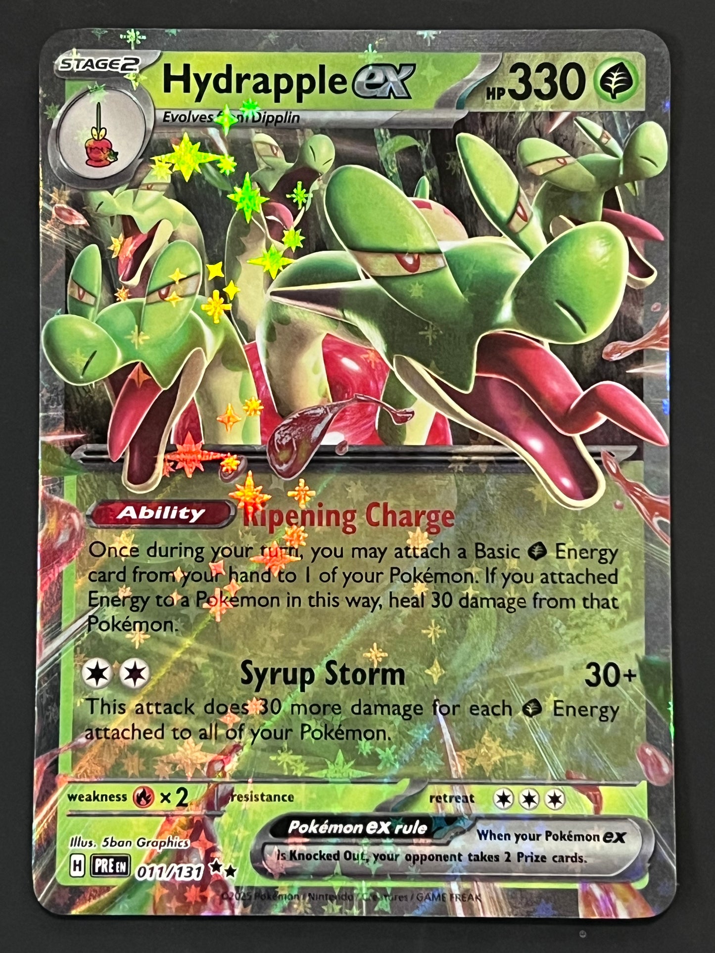 011/131 Hydrapple Ex - Pokémon Prismatic Evolutions Double Rare