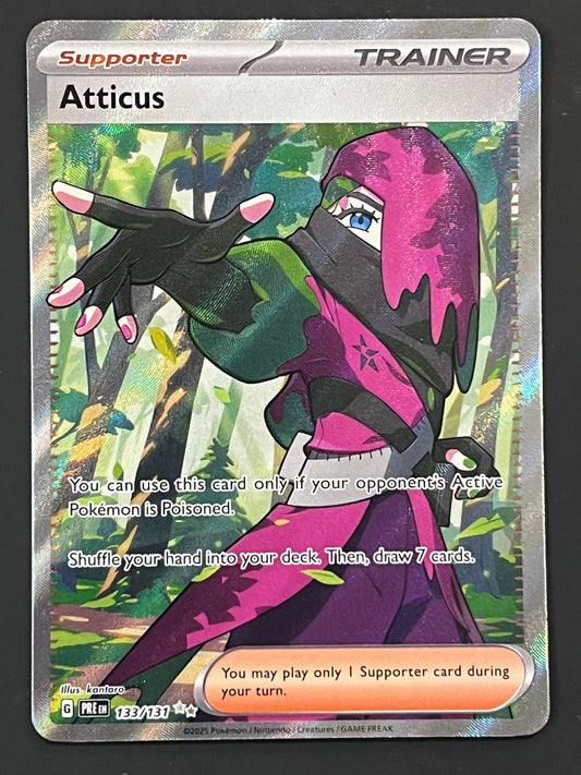 133/131 Atticus - Pokémon Prismatic Evolutions Ultra Rare