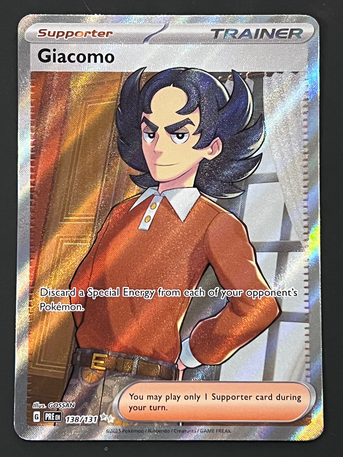 138/131 Giacomo - Pokémon Prismatic Evolutions Ultra Rare