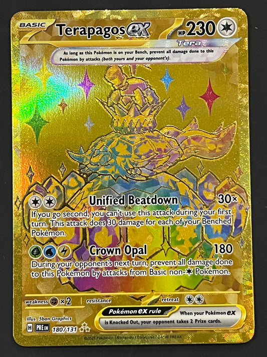 180/131 Terapagos Ex - Pokémon Prismatic Evolutions Hyper Rare