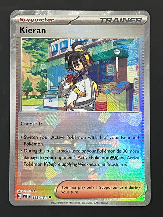 113/131 Kieran - Pokémon Prismatic Evolutions Uncommon Reverse POKEBALL