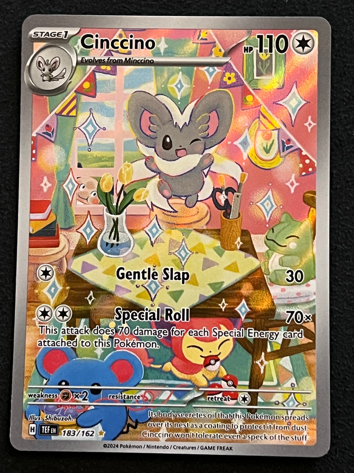 183/162 Cinccino - Pokémon Temporal Forces Illustration Rare