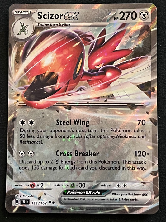 111/162 Scizor Ex - Pokémon Temporal Forces Double Rare