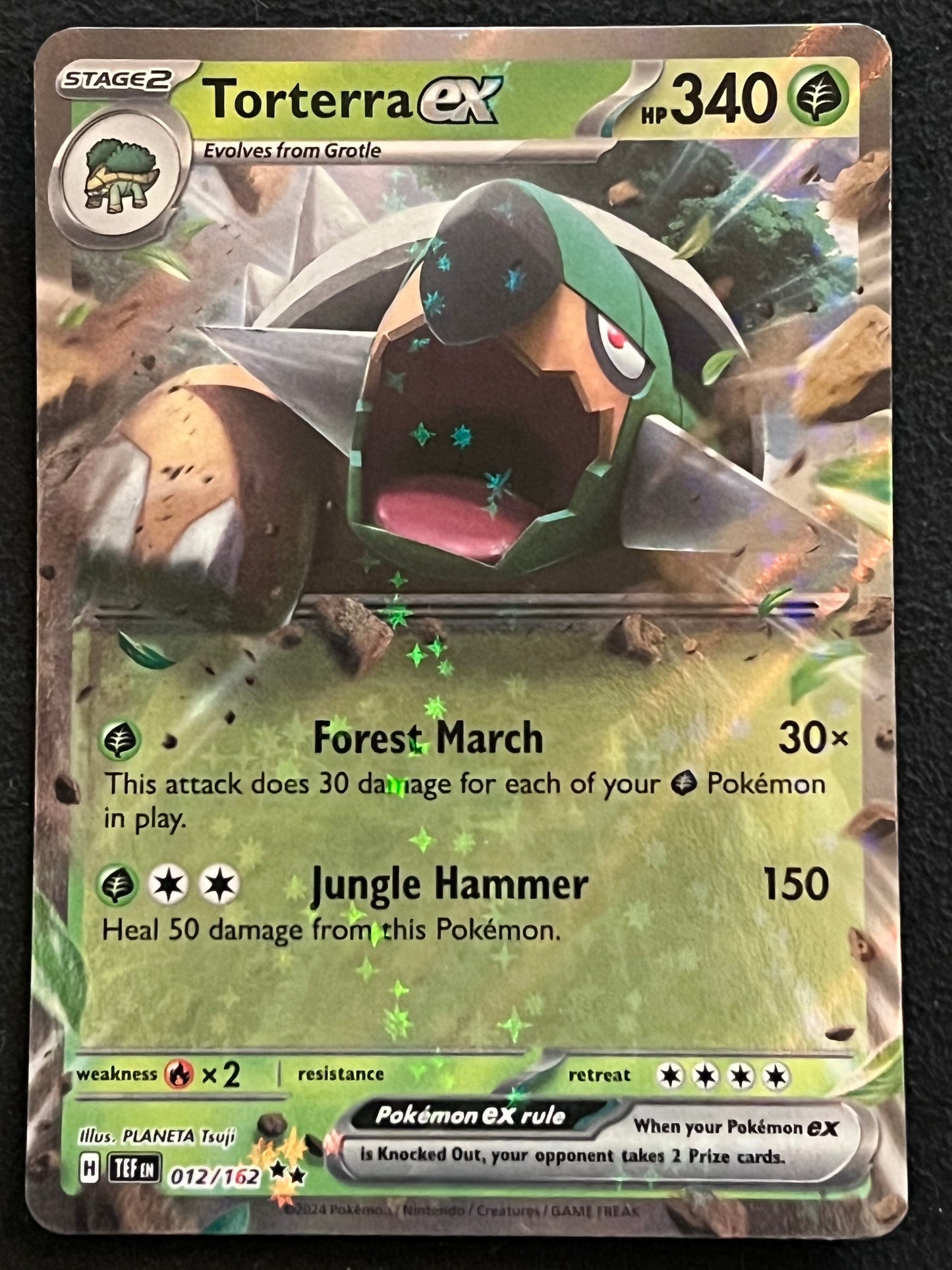 012/162 Torterra Ex - Pokémon Temporal Forces Double Rare