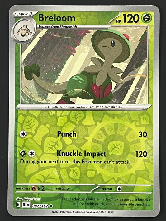 007/162 Breloom - Pokémon Temporal Forces Common Reverse