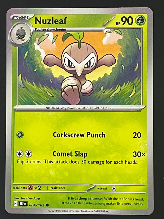 004/162 Nuzleaf - Pokémon Temporal Forces Common