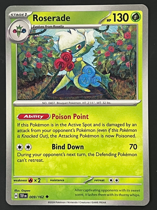 009/162 Roserade - Pokémon Temporal Forces Uncommon