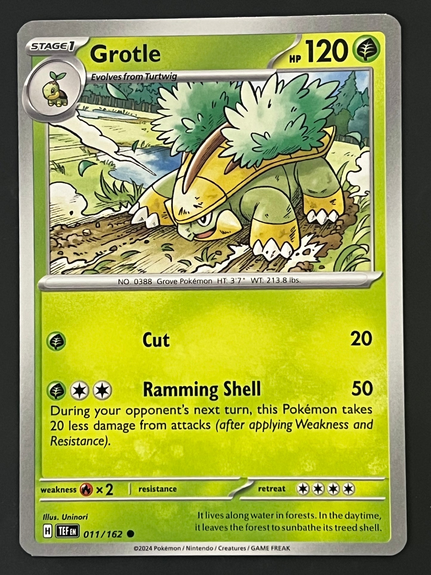 011/162 Grotle - Pokémon Temporal Forces Common