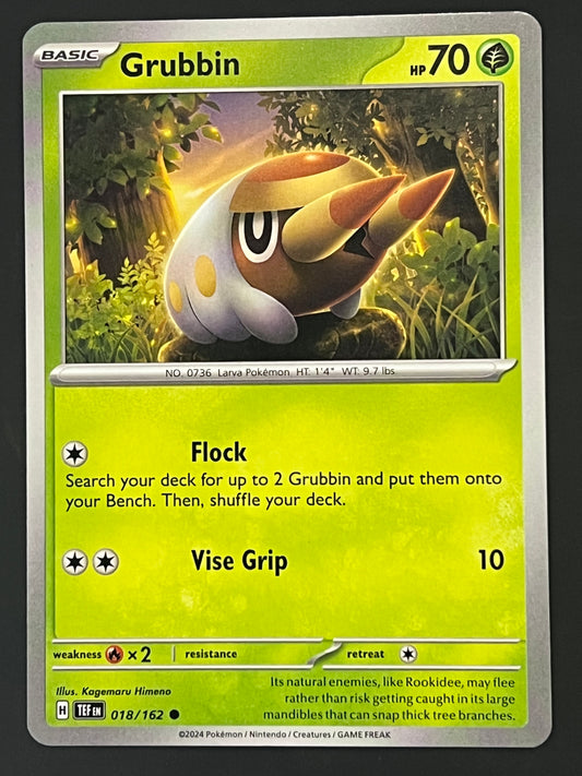 018/162 Grubbin - Pokémon Temporal Forces Common