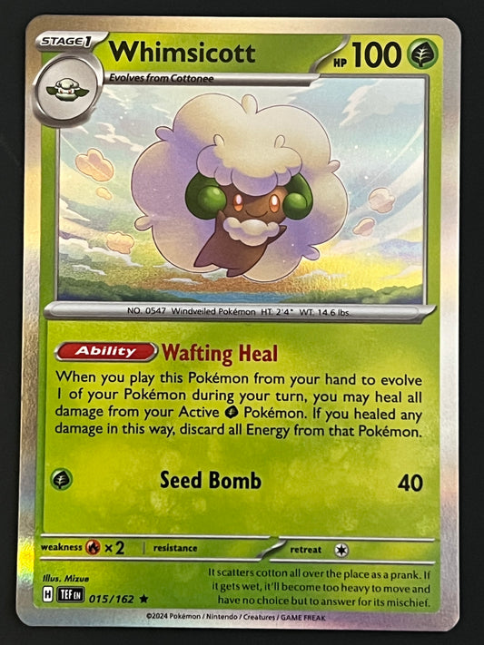 015/162 Whimsicott - Pokémon Temporal Forces Rare Holo