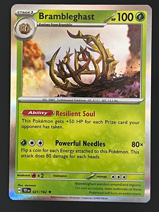 021/162 Brambleghast - Pokémon Temporal Forces Rare Holo