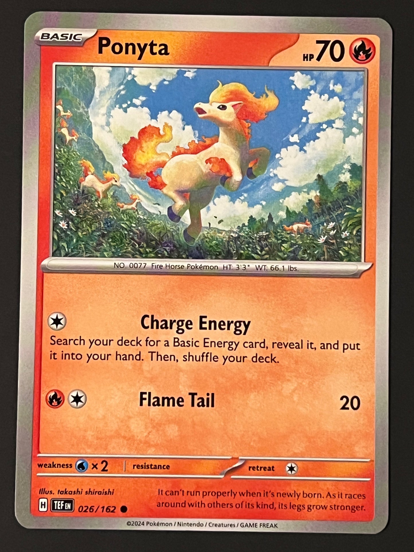 026/162 Ponyta - Pokémon Temporal Forces Common