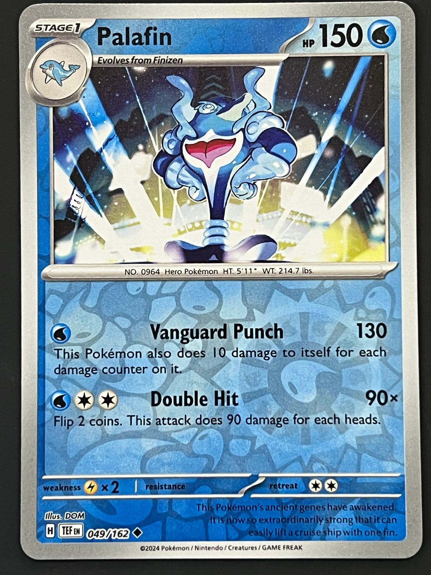 049/162 Palafin - Pokémon Temporal Forces Uncommon Reverse