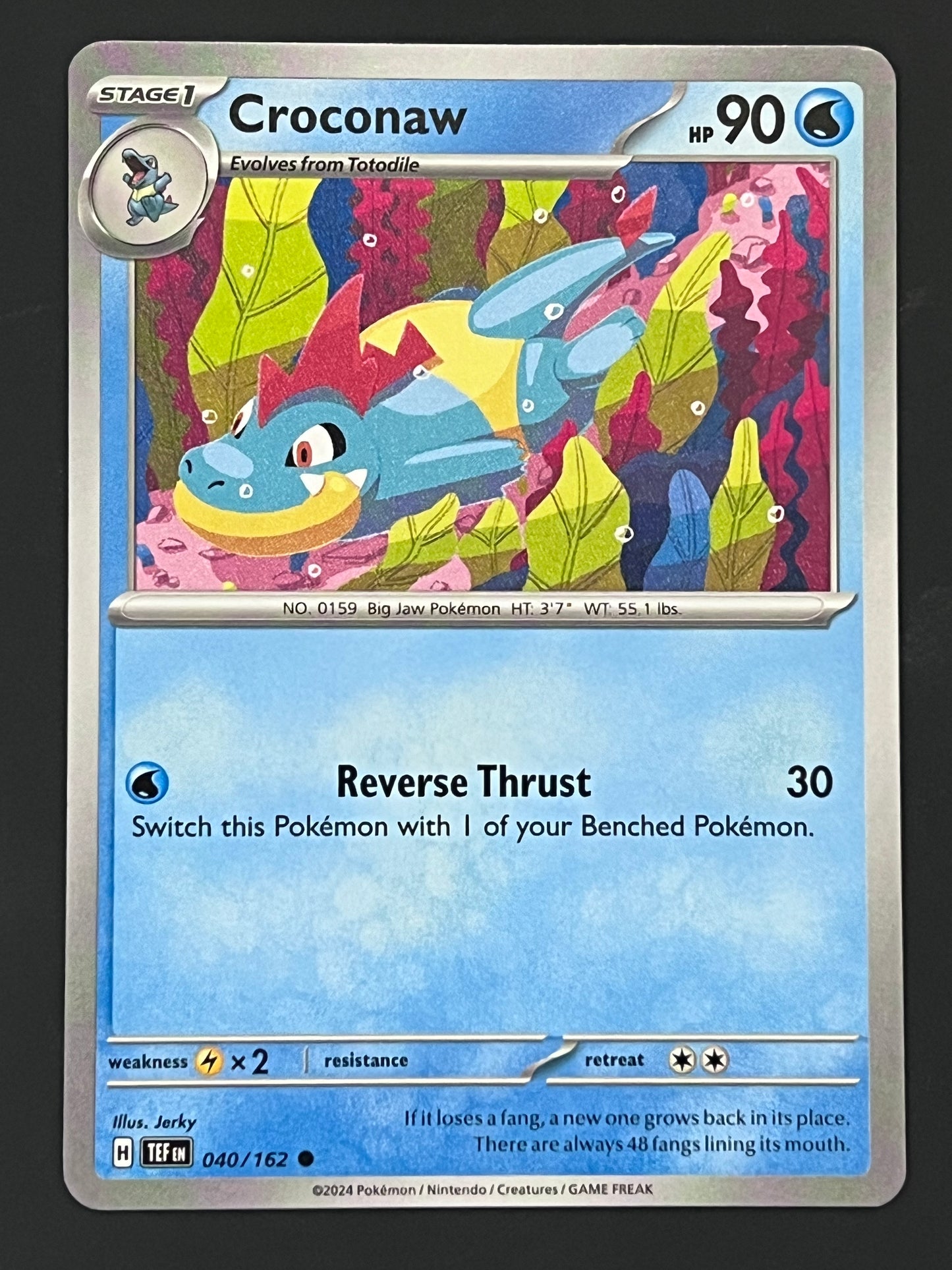 040/162 Croconaw - Pokémon Temporal Forces Common