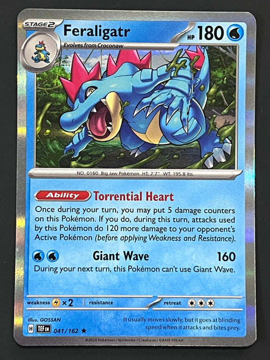 041/162 Feraligatr - Pokémon Temporal Forces Rare Holo