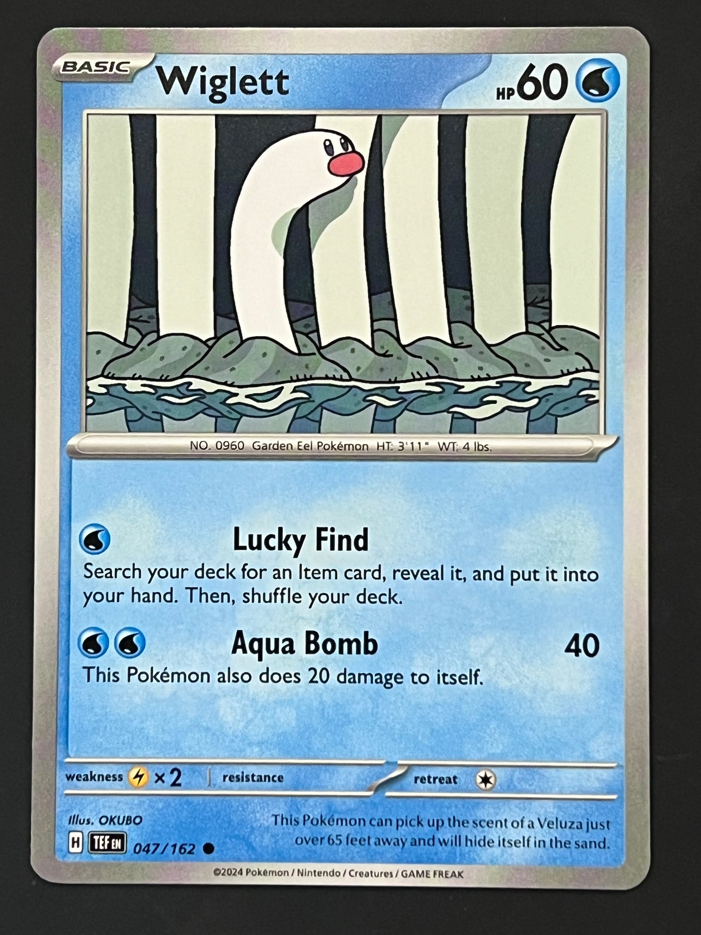 047/162 Wiglett - Pokémon Temporal Forces Common