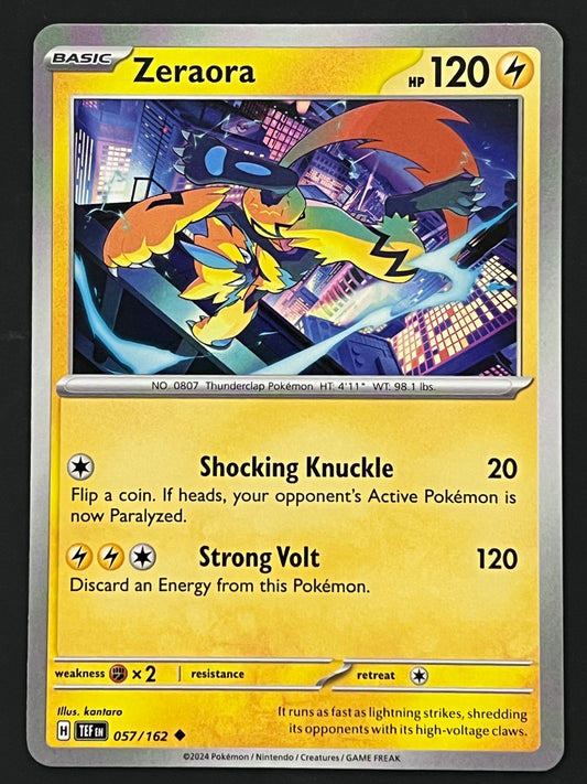 057/162 Zeraora - Pokémon Temporal Forces Uncommon