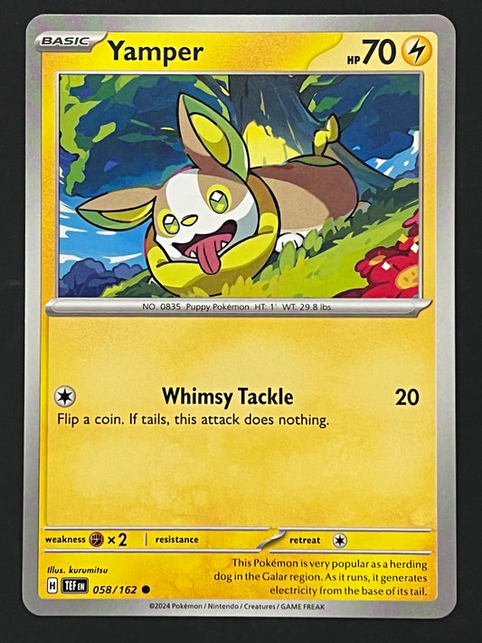 058/162 Yamper - Pokémon Temporal Forces Common