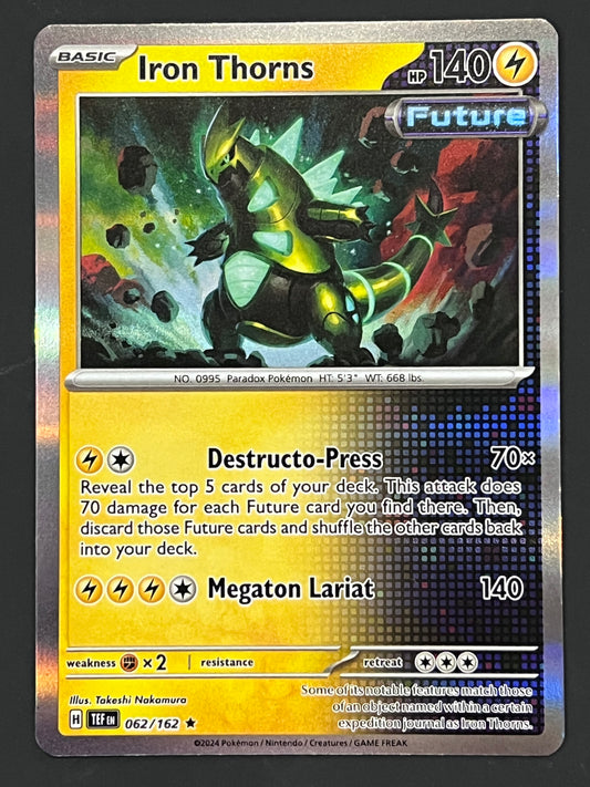 062/162 Iron Thorns - Pokémon Temporal Forces Rare Holo