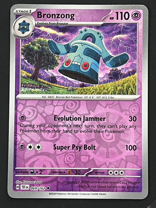 069/162 Bronzong - Pokémon Temporal Forces Uncommon Reverse