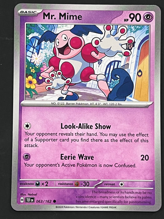 063/162 Mr. Mime - Pokémon Temporal Forces Common