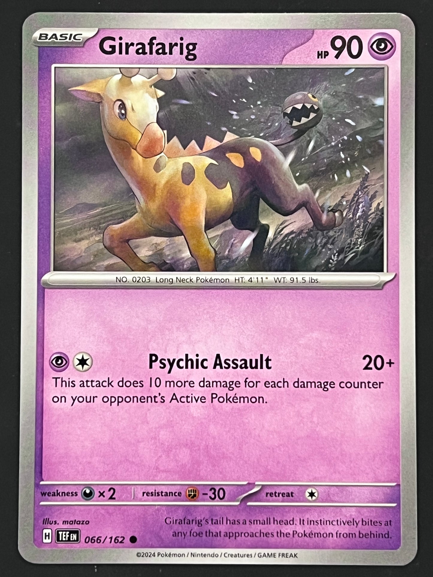 066/162 Girafarig - Pokémon Temporal Forces Common