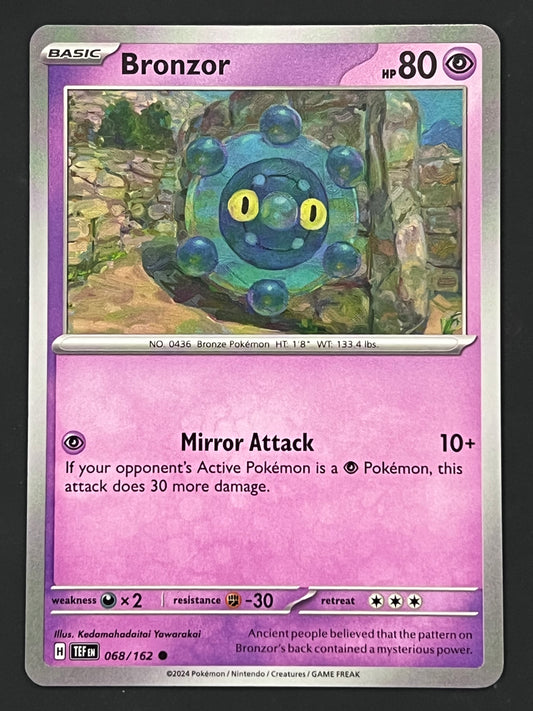 068/162 Bronzor - Pokémon Temporal Forces Common