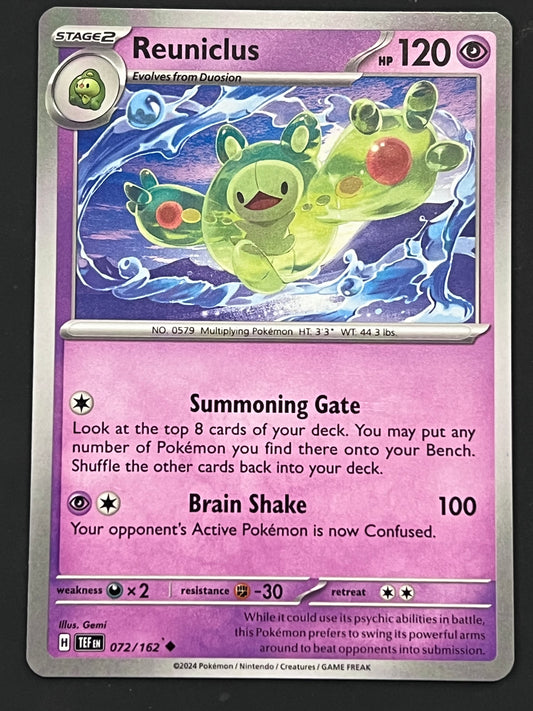 072/162 Reuniclus - Pokémon Temporal Forces Uncommon