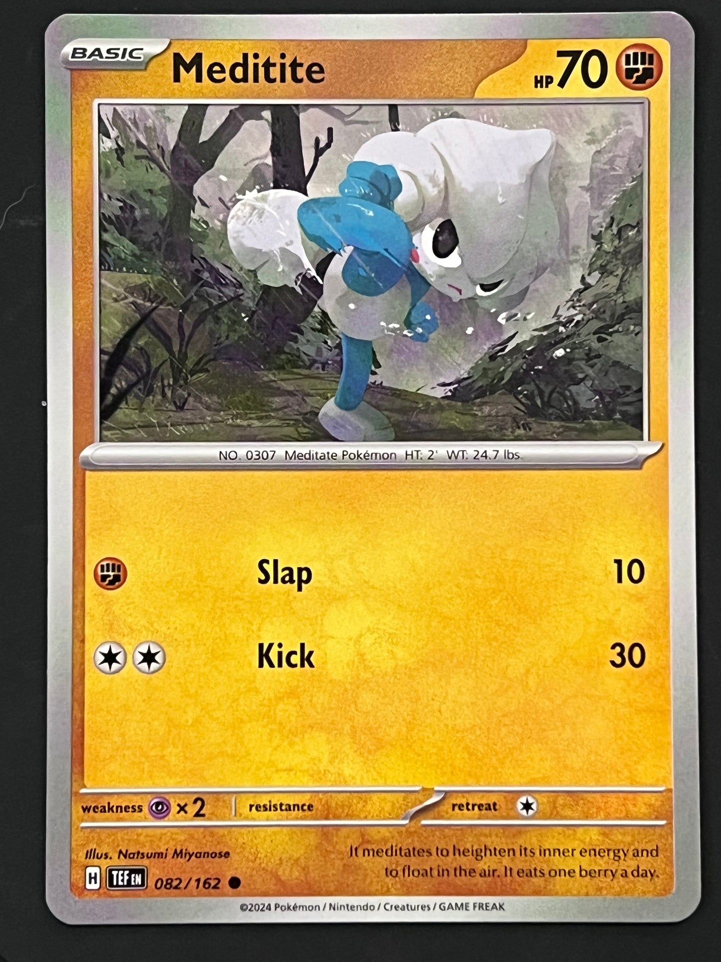 082/162 Meditite - Pokémon Temporal Forces Common