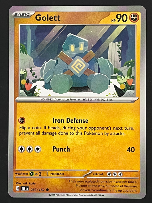 087/162 Golett - Pokémon Temporal Forces Common