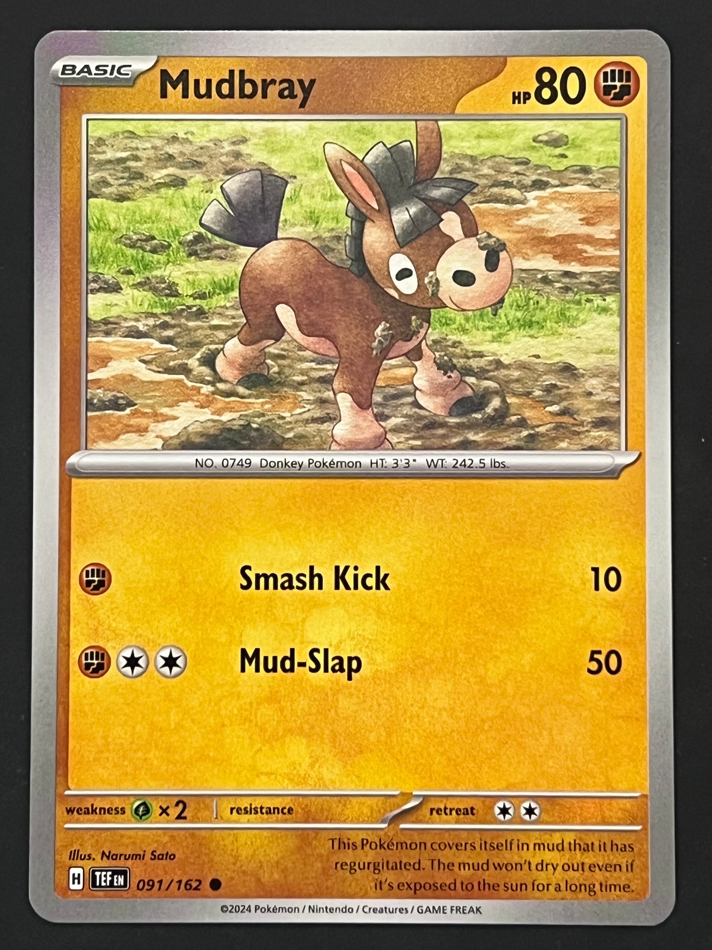 091/162 Mudbray - Pokémon Temporal Forces Common