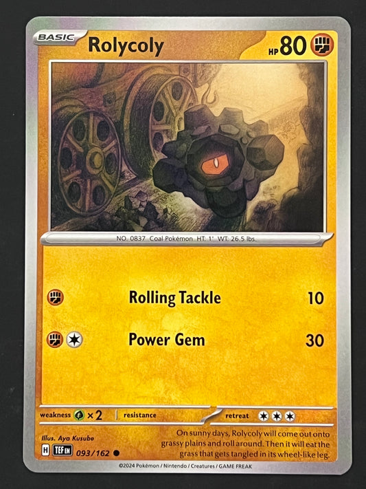 093/162 Rolycoly - Pokémon Temporal Forces Common