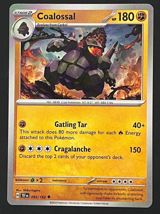 095/162 Coalossal - Pokémon Temporal Forces Uncommon