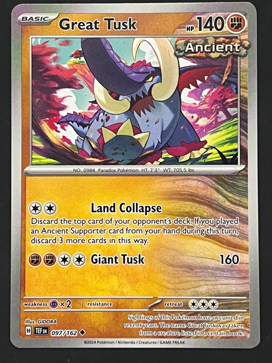 096/162 Great Tusk - Pokémon Temporal Forces Uncommon