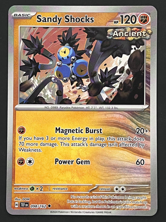 098/162 Sandy Shocks - Pokémon Temporal Forces Uncommon