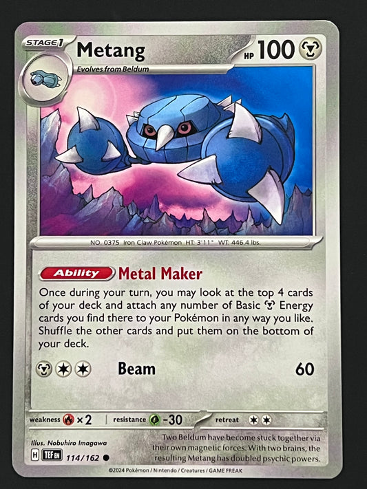 114/162 Metang - Pokémon Temporal Forces Common