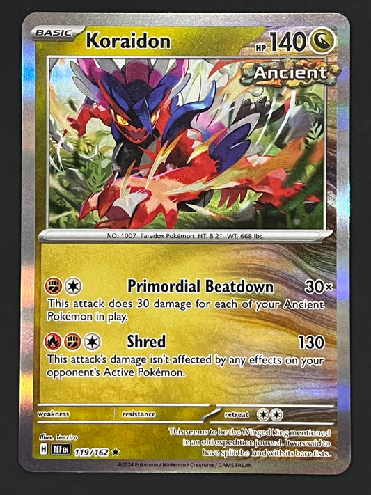 119/162 Koraidon - Pokémon Temporal Forces Rare Holo