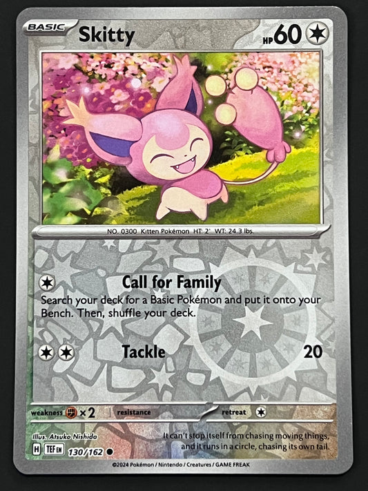 130/162 Skitty - Pokémon Temporal Forces Common Reverse