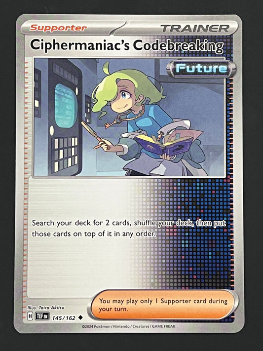 145/162 Ciphermaniac’s Codebreaking - Pokémon Temporal Forces Uncommon