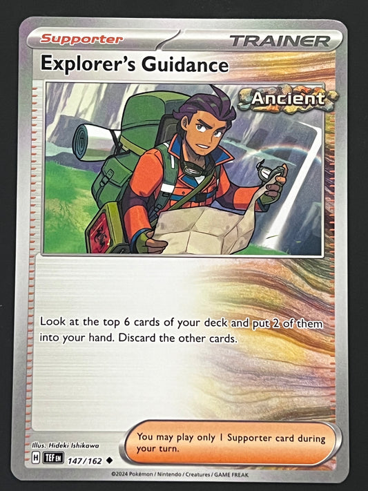 147/162 Explorer’s Guidance - Pokémon Temporal Forces Uncommon