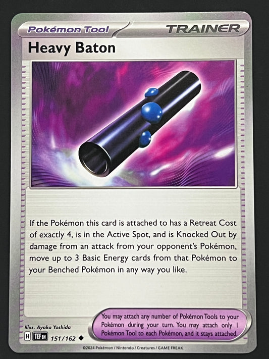 151/162 Heavy Baton - Pokémon Temporal Forces Uncommon