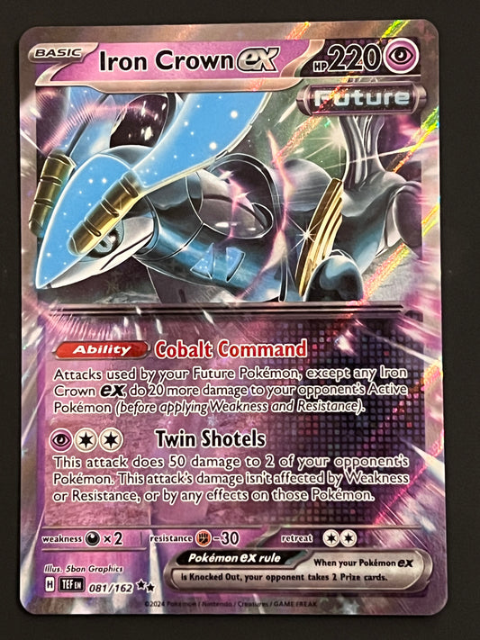 081/162 Iron Crown Ex - Pokémon Temporal Forces Double Rare