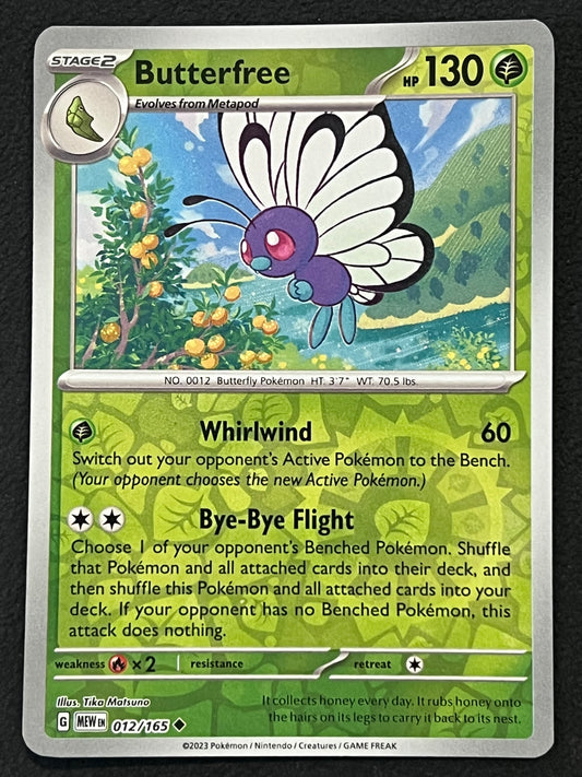 012/165 Butterfree - Pokémon 151 Uncommon Reverse