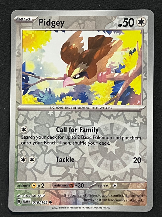 016/165 Pidgey - Pokémon 151 Common Reverse