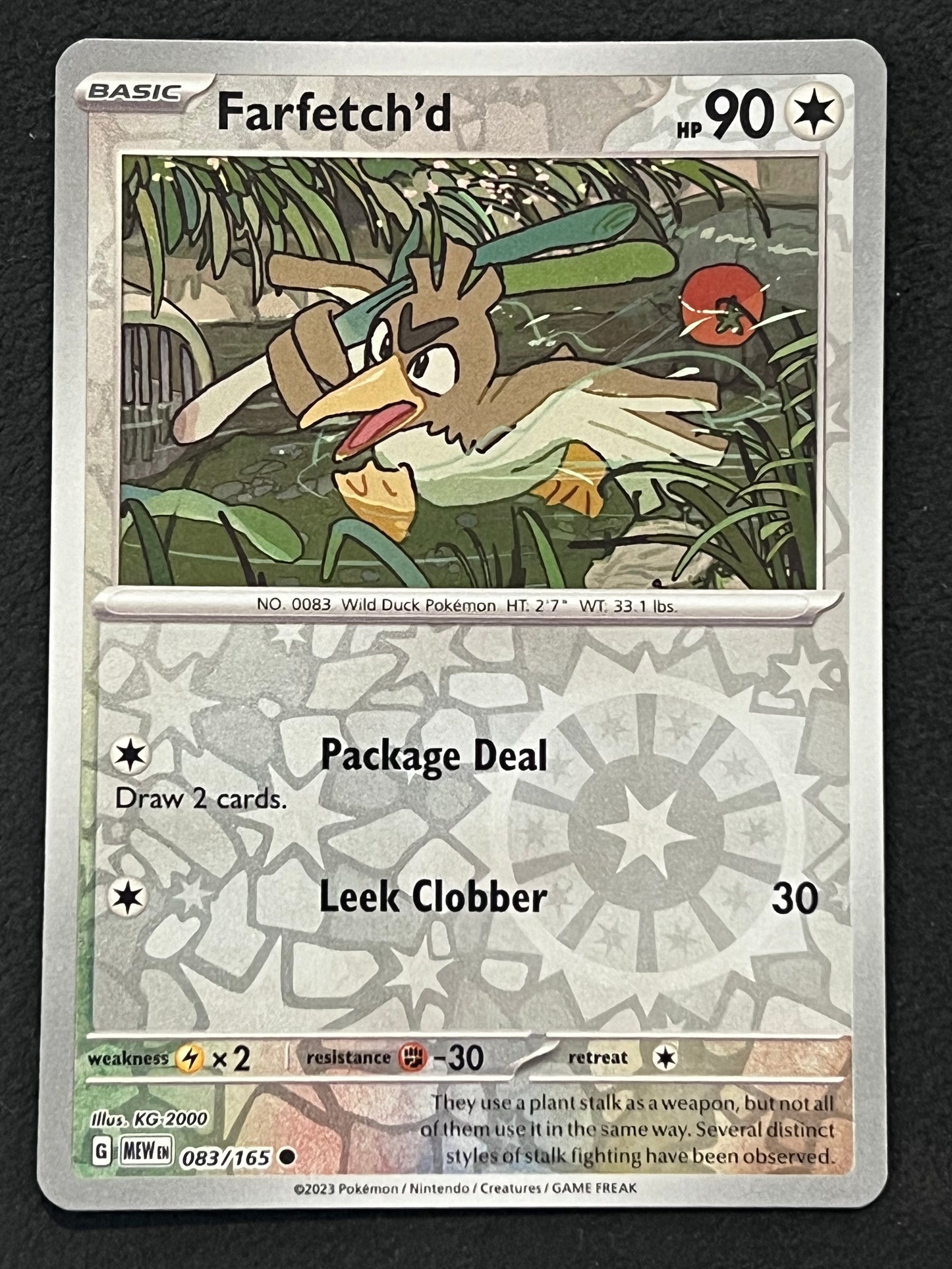 083/165 Farfetch’d - Pokémon 151 Common Reverse