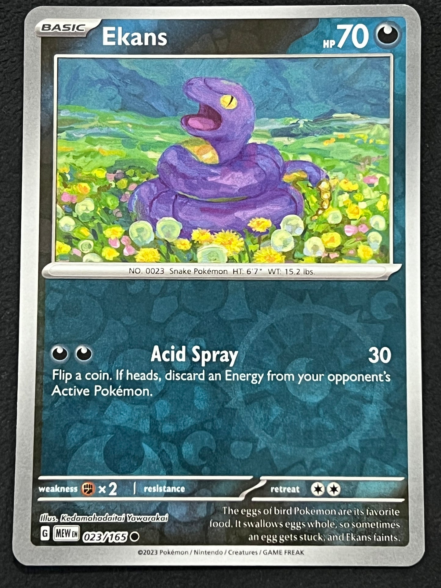 023/165 Ekans - Pokémon 151 Common Reverse