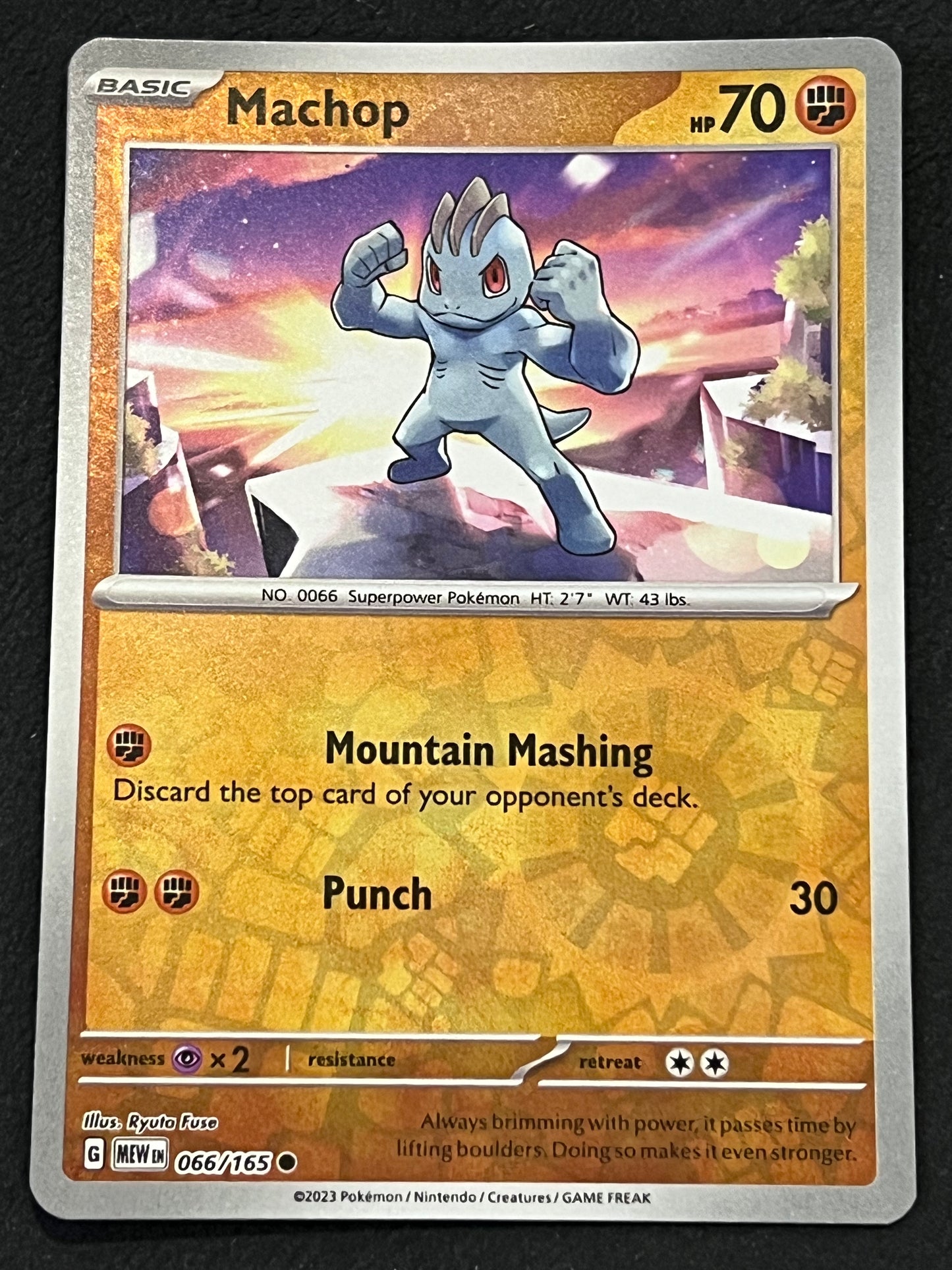 066/165 Machop - Pokémon 151 Common Reverse