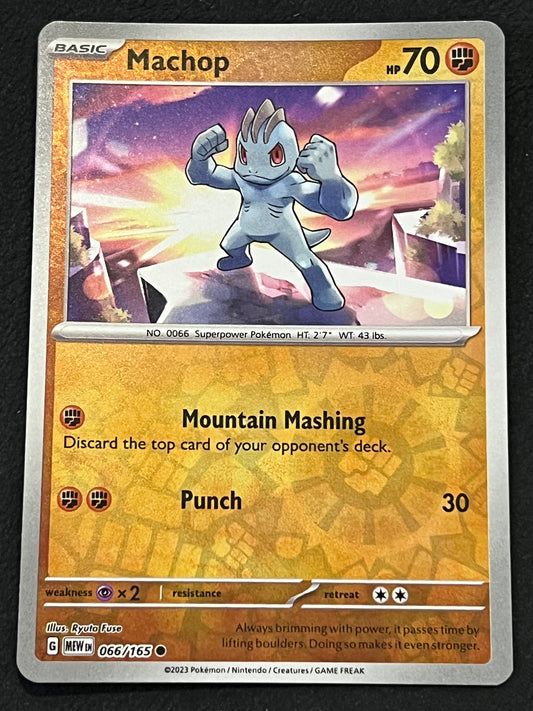 066/165 Machop - Pokémon 151 Common Reverse