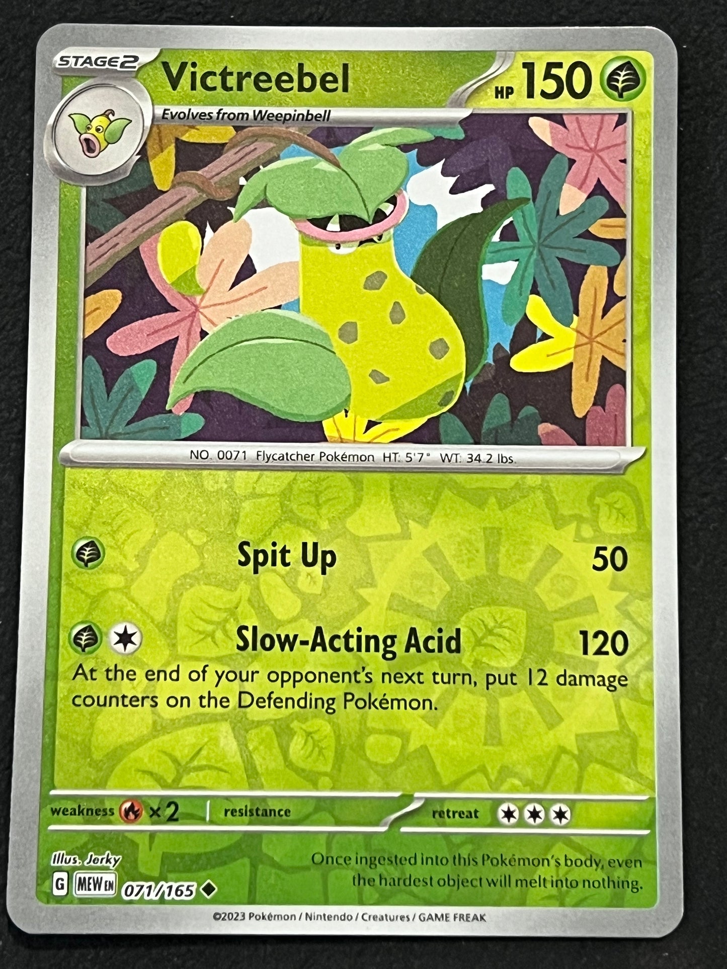 071/165 Victreebel - Pokémon 151 Uncommon Reverse