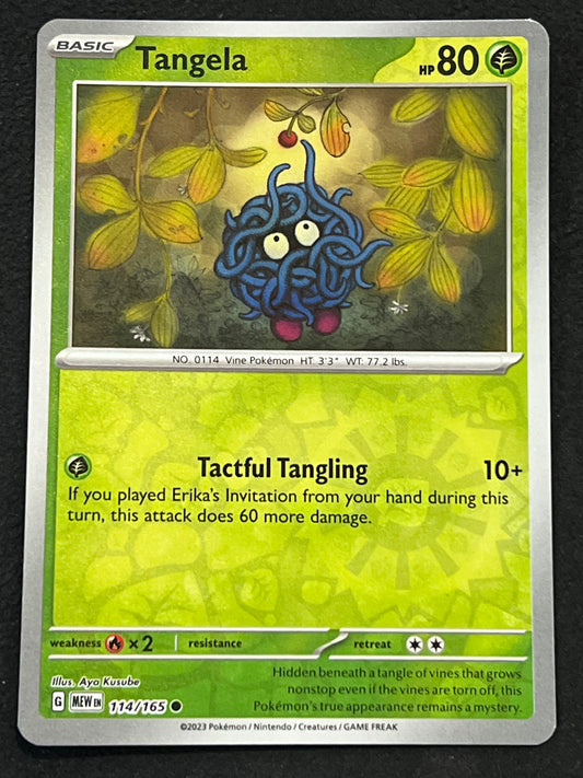 114/165 Tangela - Pokémon 151 Common Reverse